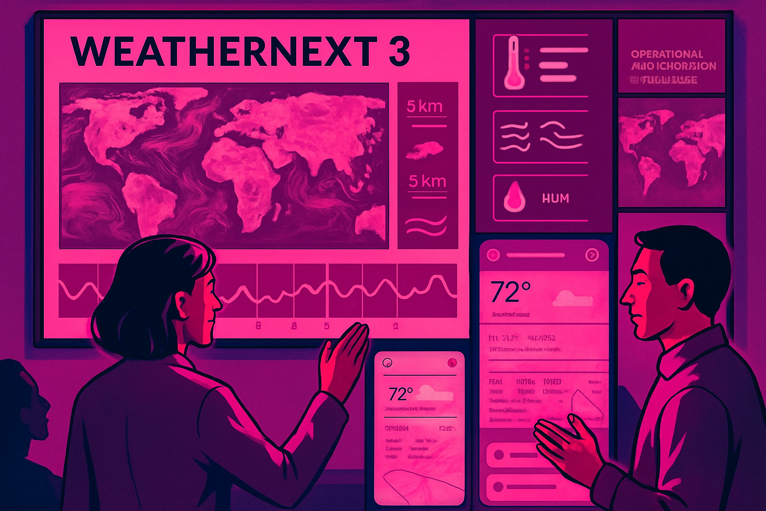 Google va intégrer WeatherNext 3, modèle météo à 5 km