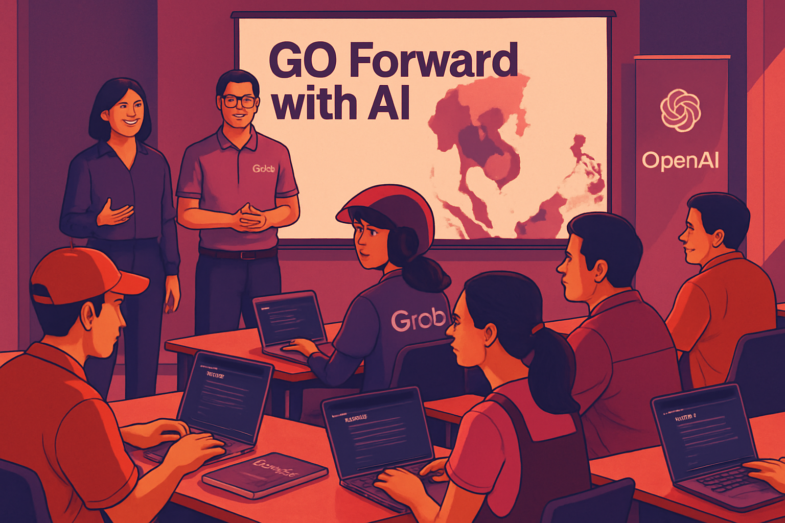 Grab et OpenAI formeront 30 000 partenaires à l’IA