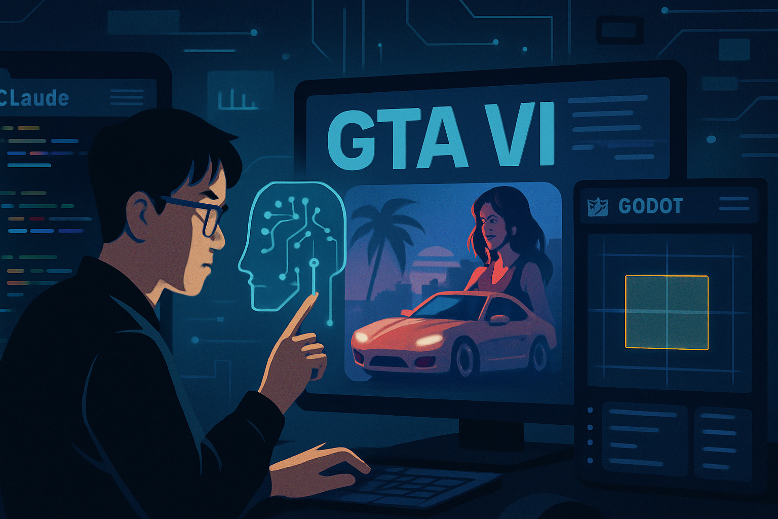 GTA 6 recréé par IA : le pari fou de Ziwen Xu avant Rockstar