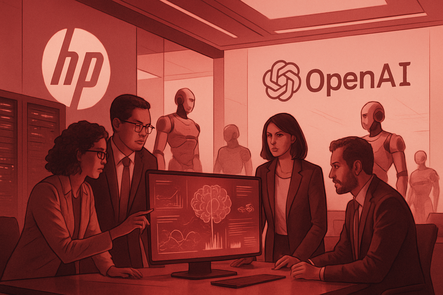 HP et OpenAI : alliance stratégique pour l'IA en entreprise