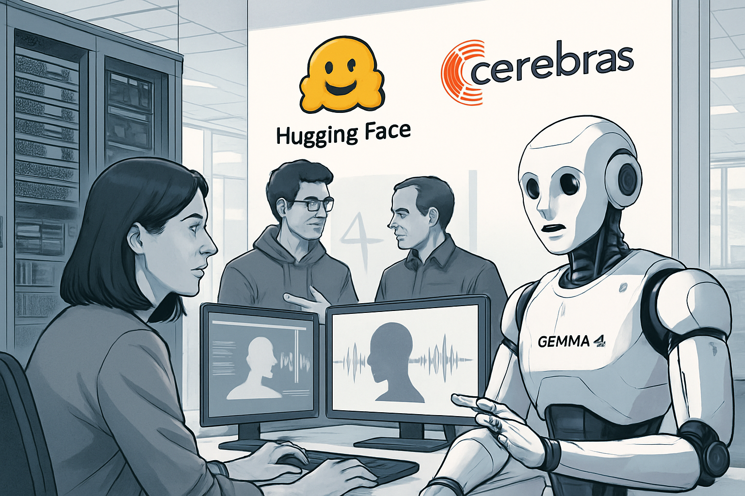 Hugging Face et Cerebras révolutionnent l'IA vocale avec Gemma 4