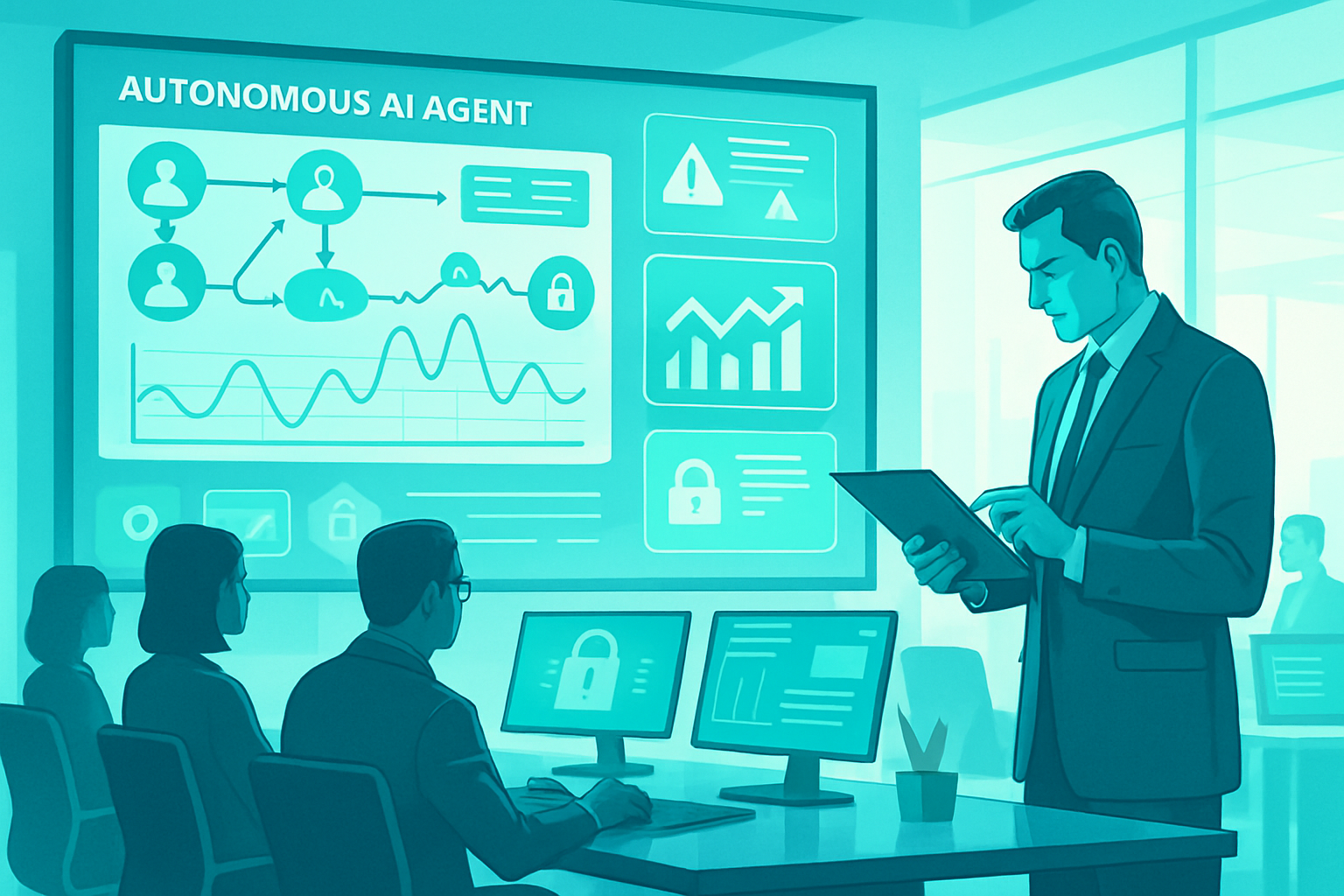 IA agentique en entreprise : gains et exigences de gouvernance