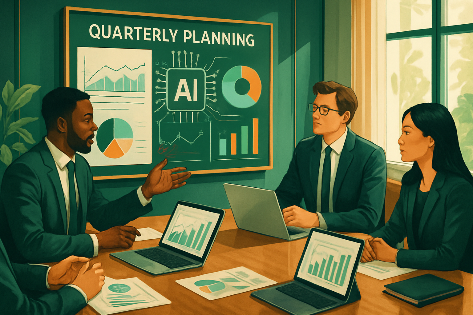 IA et planification trimestrielle : un duo stratégique
