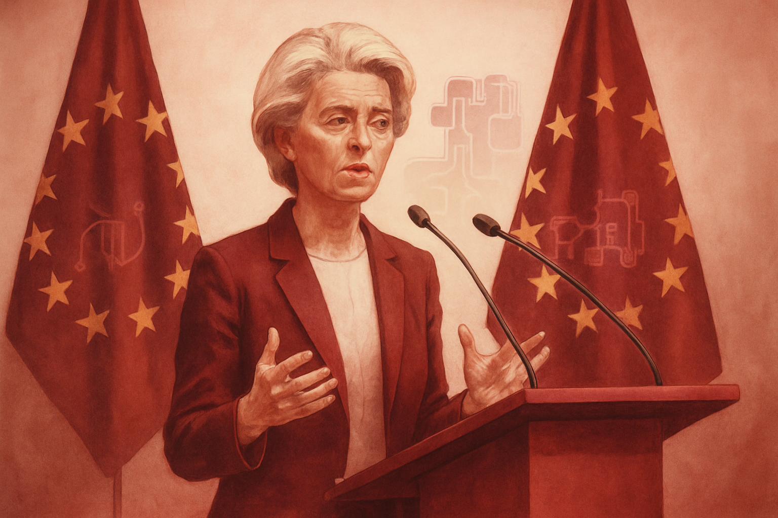 IA : von der Leyen alerte et veut coopérer avec le Canada et le Royaume-Uni
