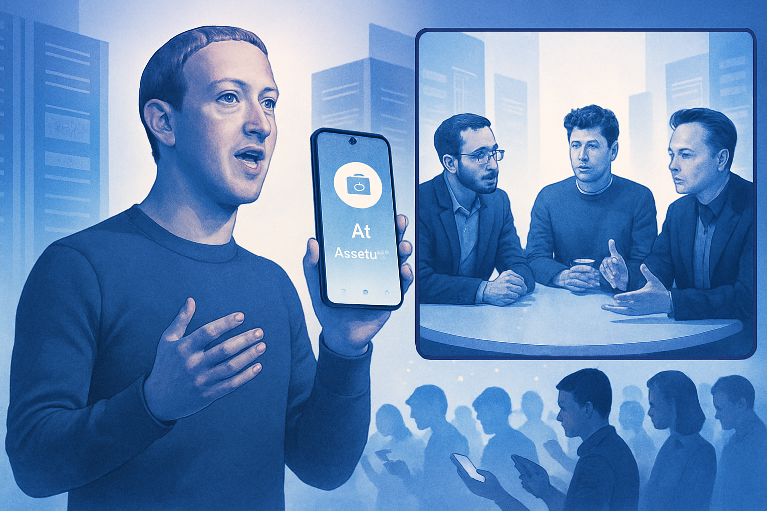 IA : Zuckerberg mise sur Muse, Amodei et Altman appellent à ralentir