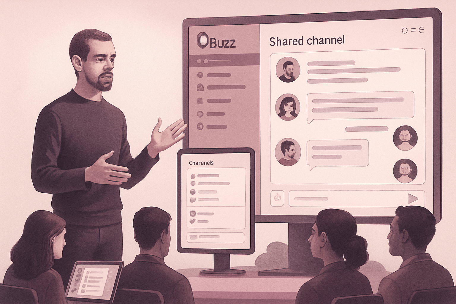 Jack Dorsey dévoile Buzz, le rival IA de Slack et GitHub