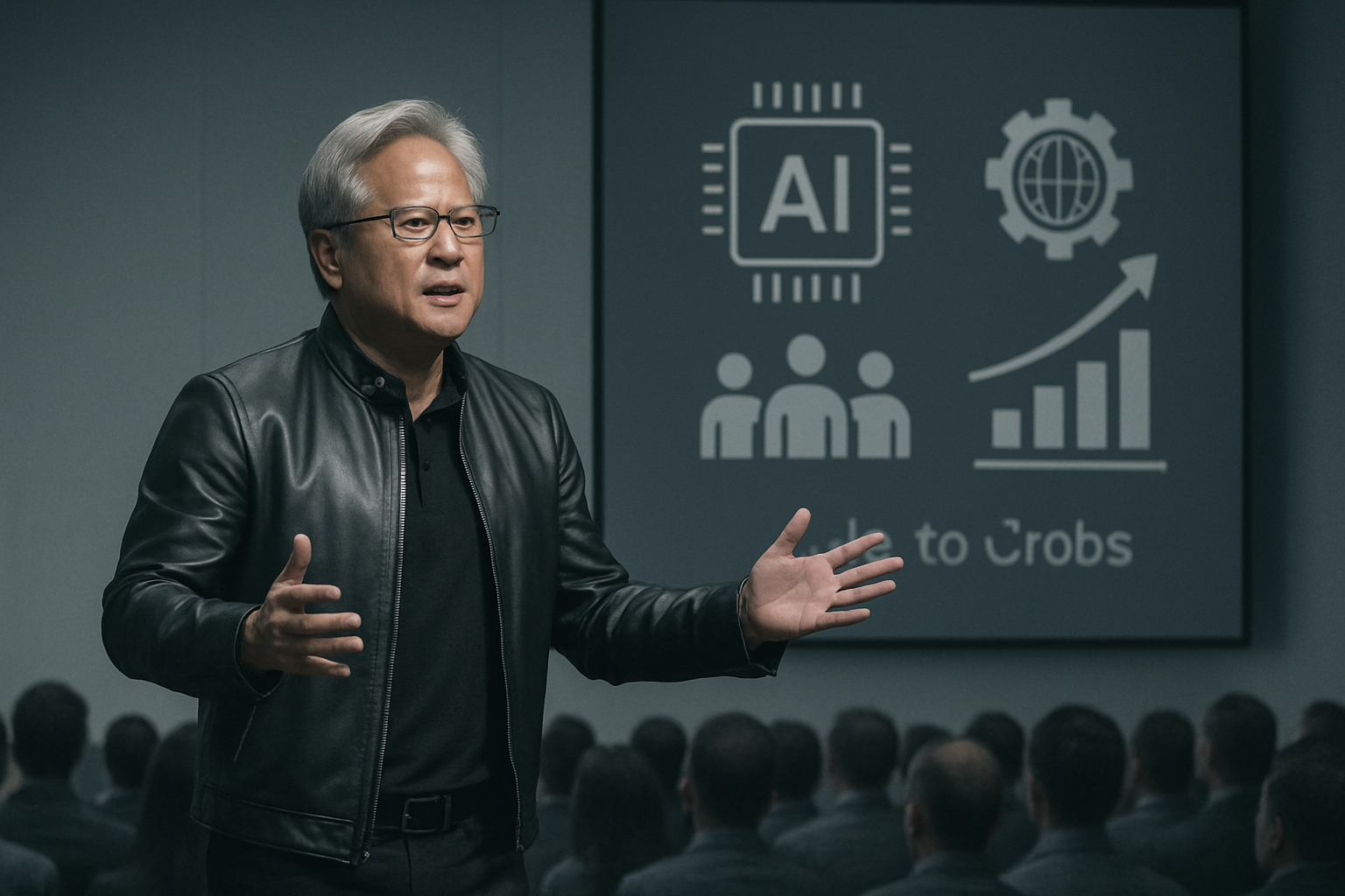 Brief IA : Jensen Huang : l'IA créera des emplois au lieu de les détruire