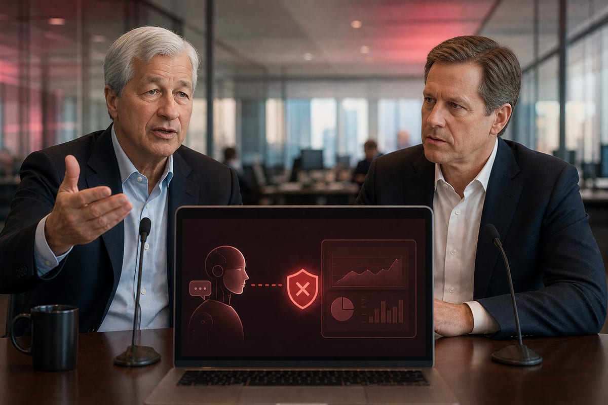 Brief IA : JPMorgan ferme l’accès aux agents IA externes pour raisons de sécurité