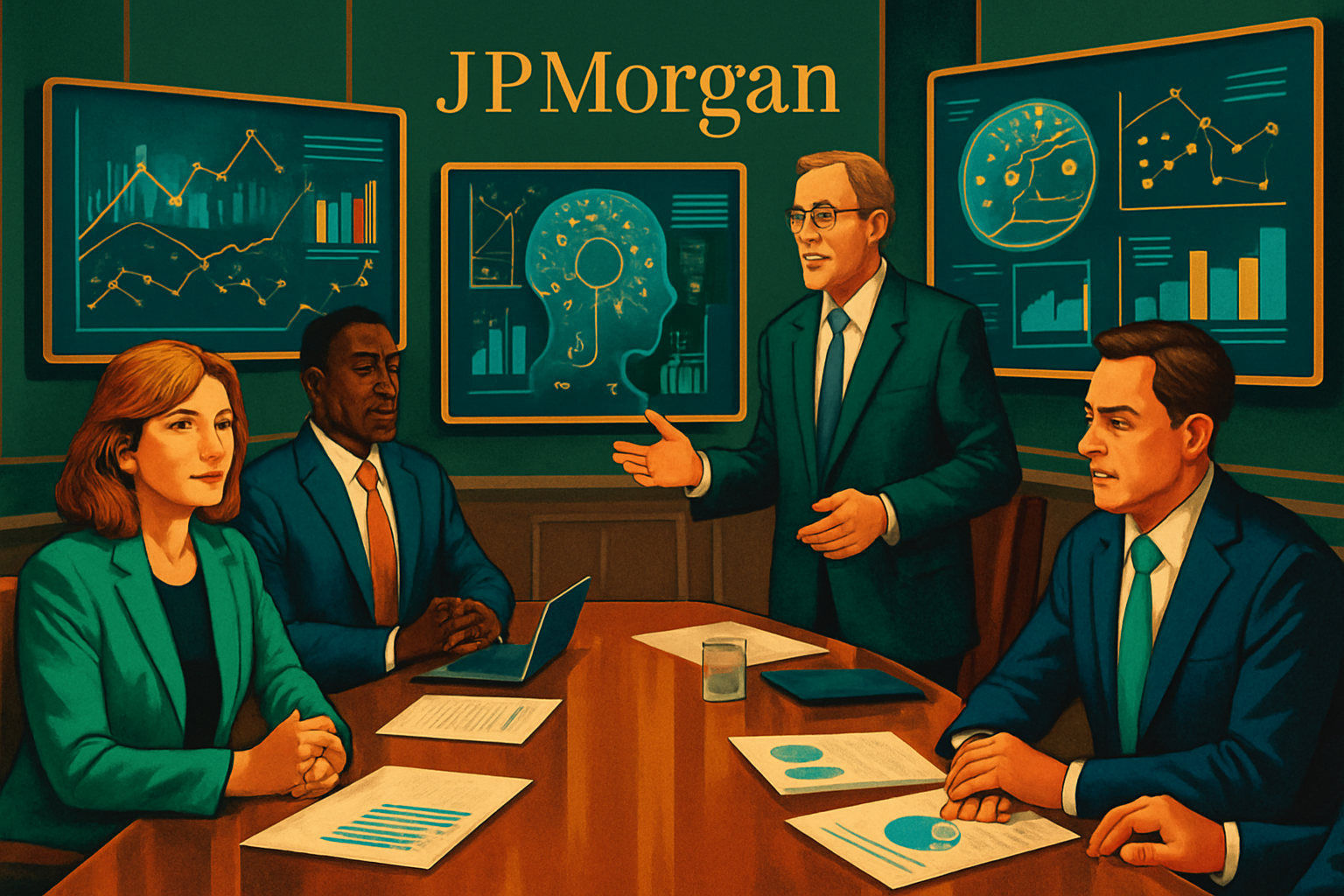 Brief IA : JPMorgan réorganise son leadership IA après un départ clé
