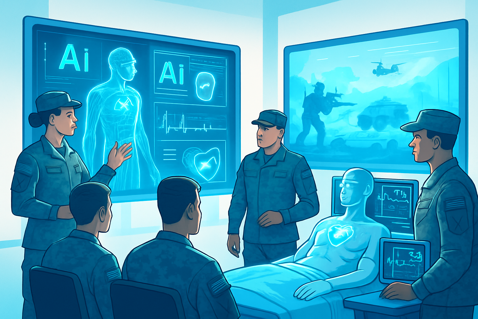 L'IA transforme la formation des médecins militaires