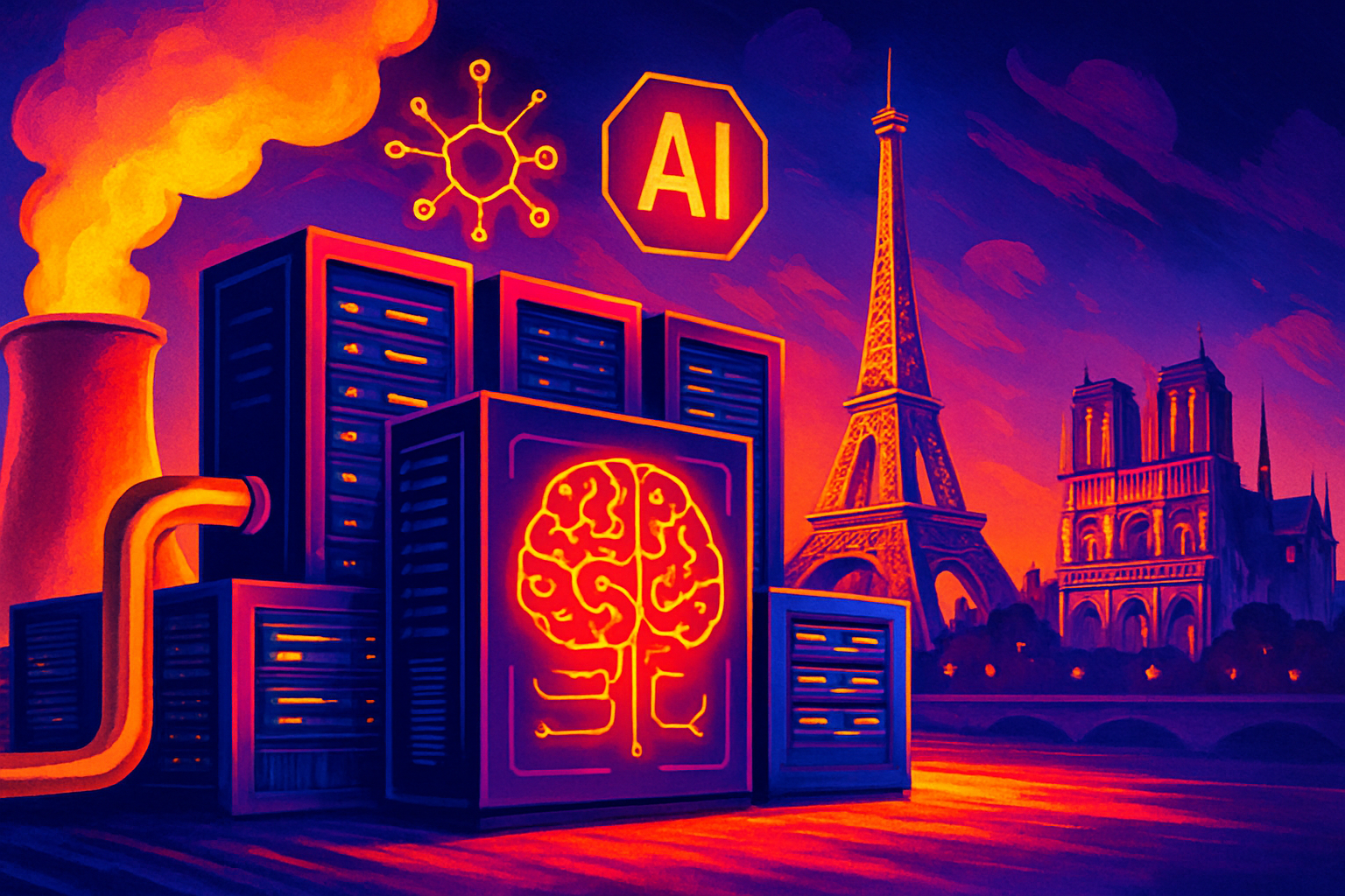 Brief IA : La France, leader énergétique pour l'IA en Europe
