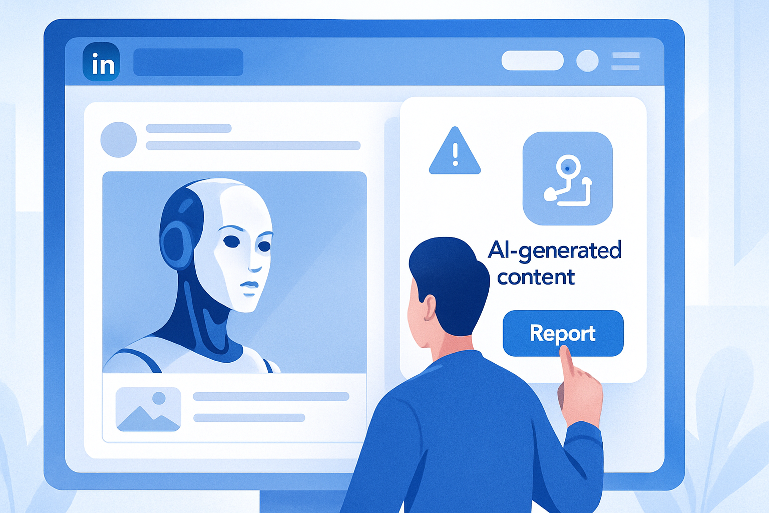 LinkedIn combat les contenus IA médiocres avec un nouvel outil