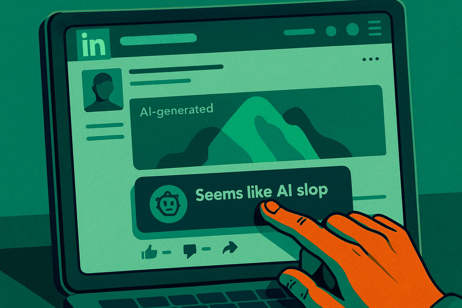 Brief IA : LinkedIn défie l'IA : l'écriture générique dans le viseur