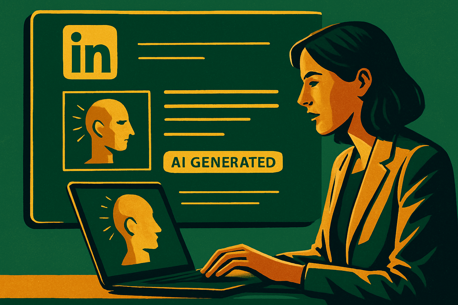 LinkedIn domine les contenus longs générés par IA, révèle une étude