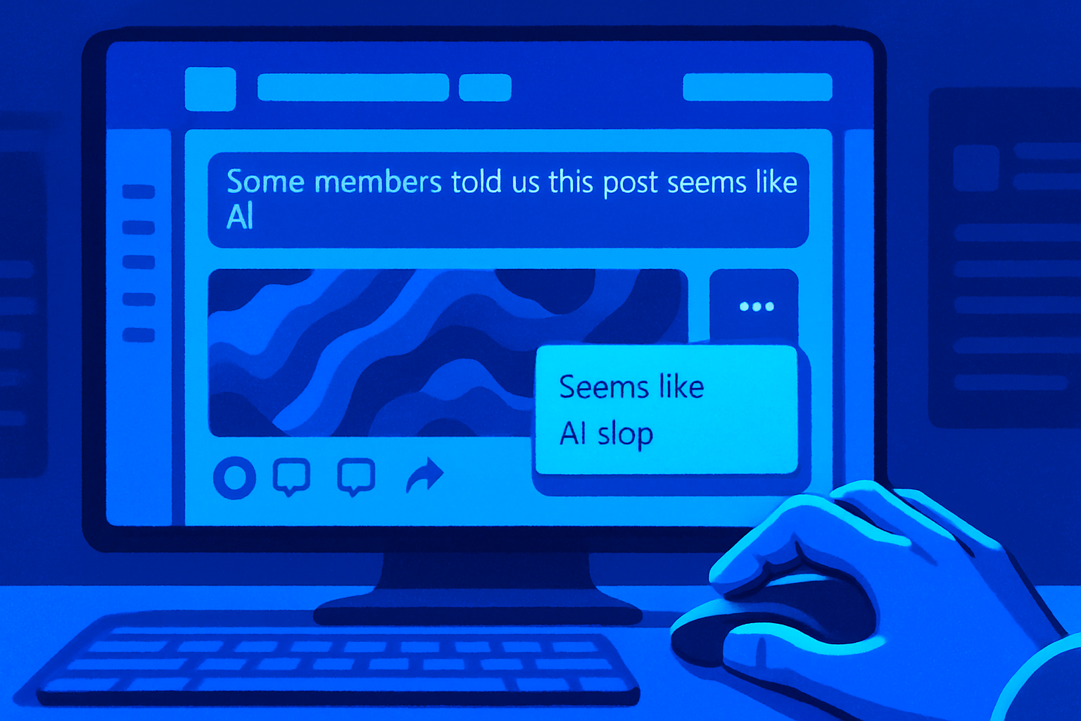 LinkedIn signale 40 % de vues en moins sur les contenus IA