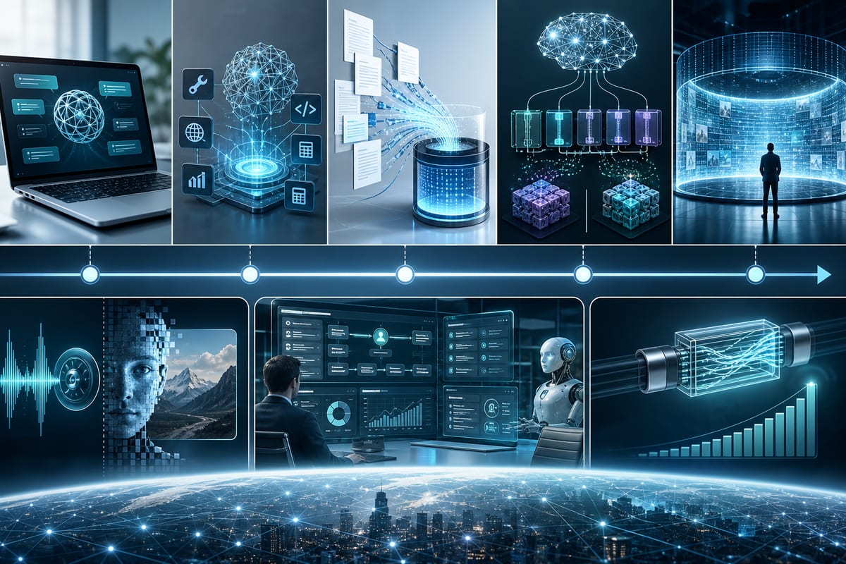 LLM 2022–2026 : coûts en chute et agents en entreprise