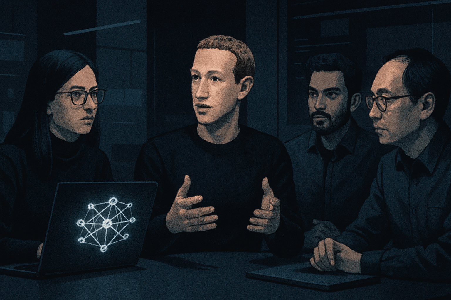 Mark Zuckerberg : une douzaine de chercheurs IA suffisent pour innover