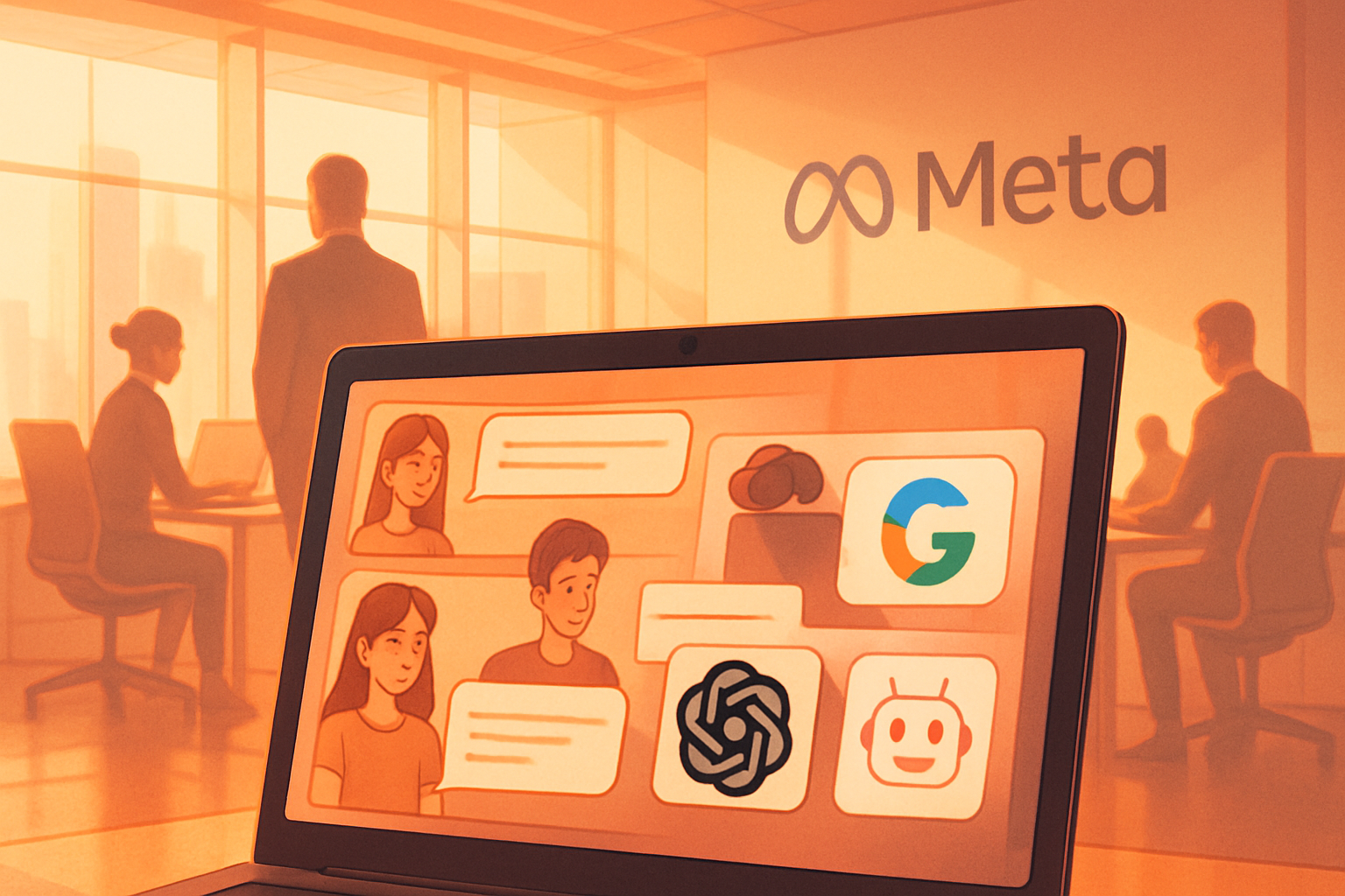 Meta : des faux ados pour tester les chatbots IA concurrents
