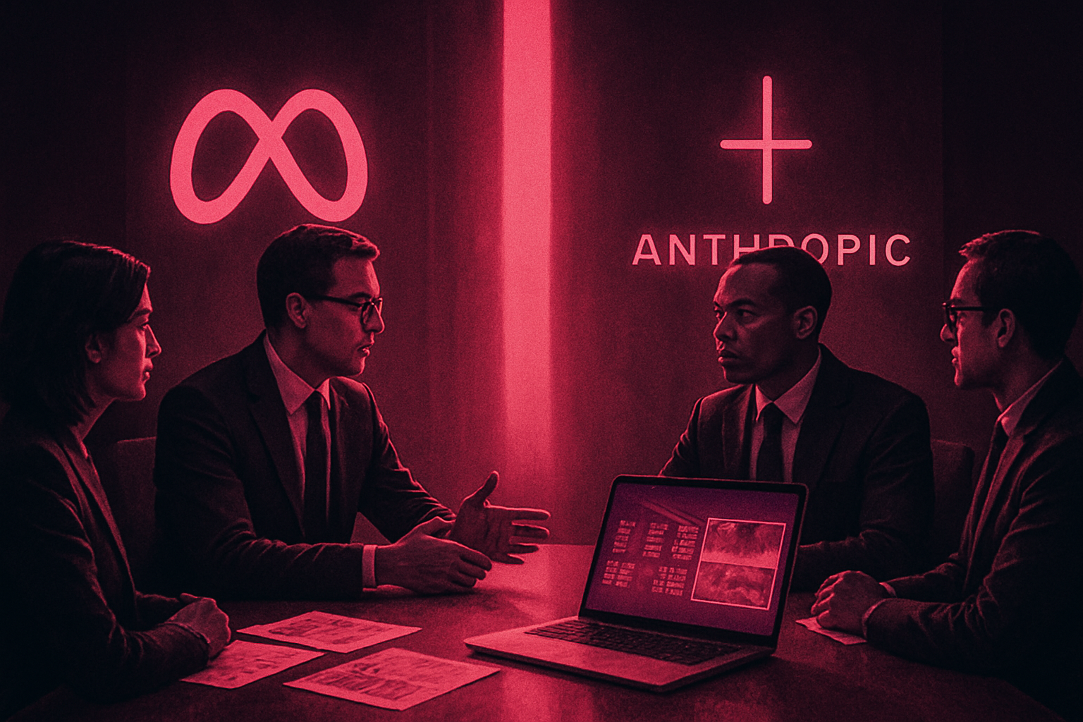 Brief IA : Meta et Anthropic : vers un accord sur les capacités IA