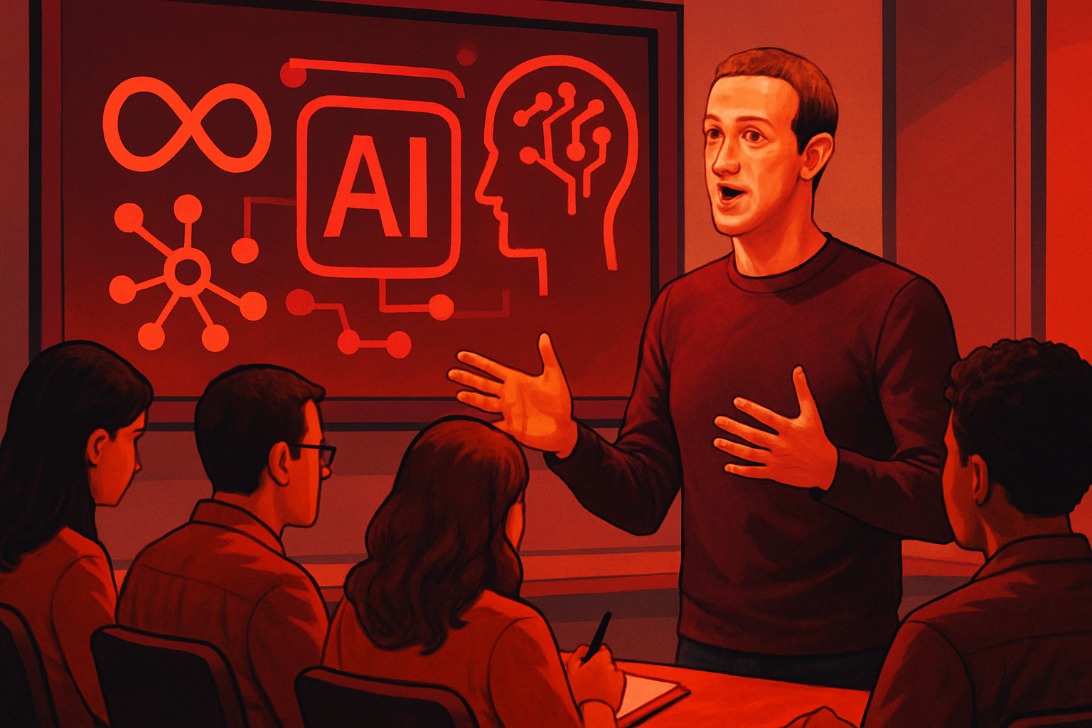Meta et l'IA : Mark Zuckerberg admet un ralentissement inattendu