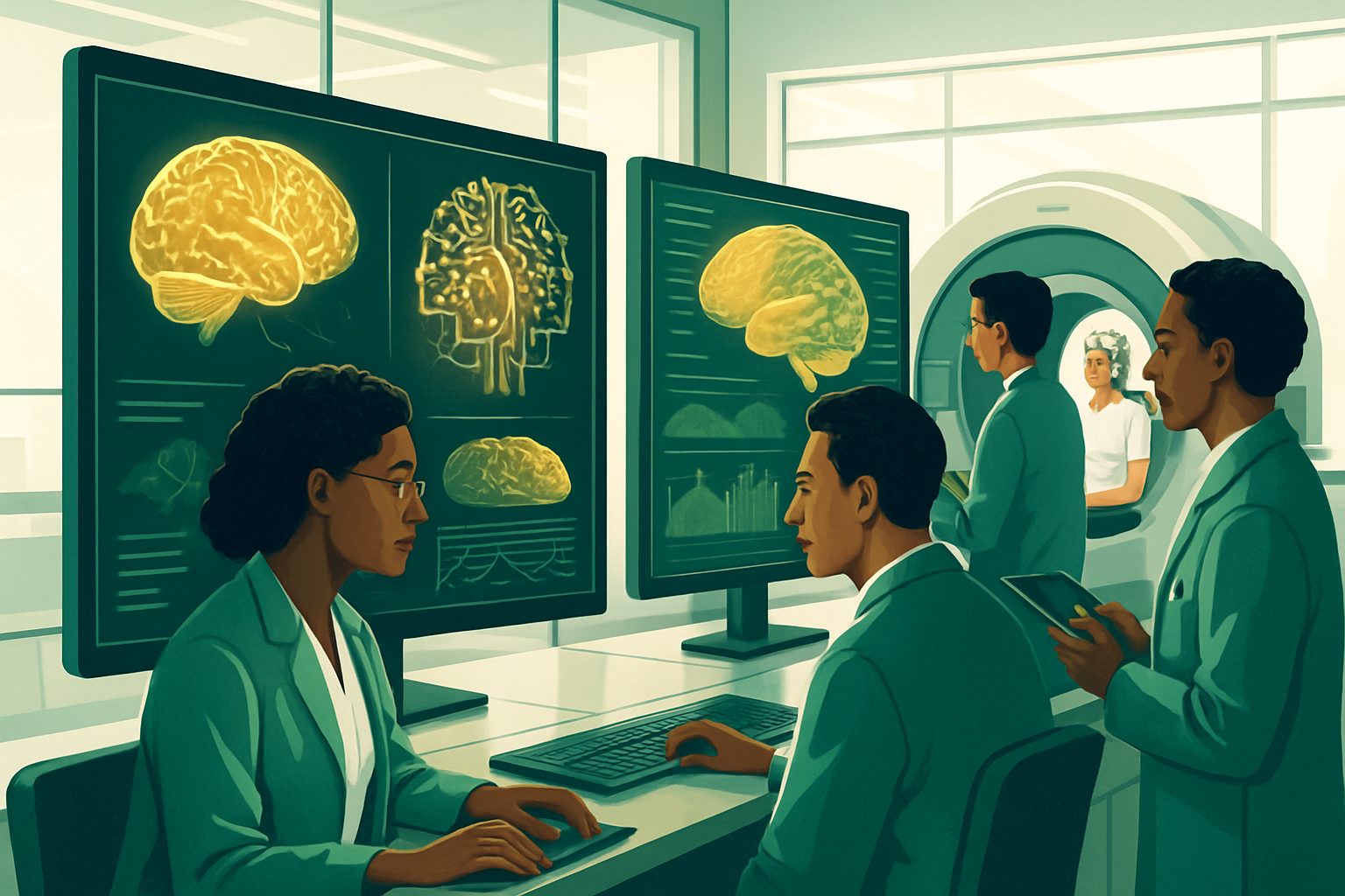 Microsoft et l'IA : décryptage du cerveau humain