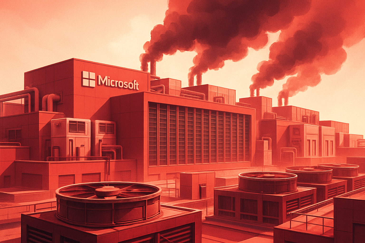 Microsoft : l'IA augmente ses émissions de CO2 de 25 %