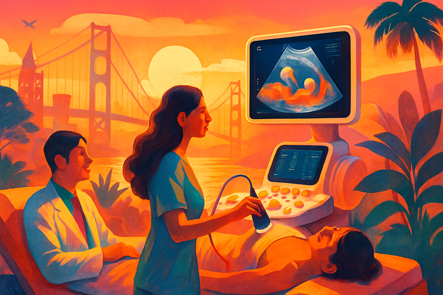 Brief IA : Midjourney lance un scanner échographique et un spa à San Francisco