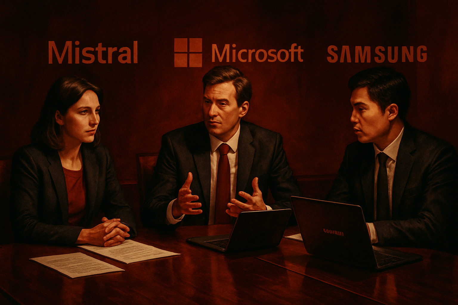 Brief IA : Mistral AI s'allie à Microsoft et Samsung pour viser les sommets