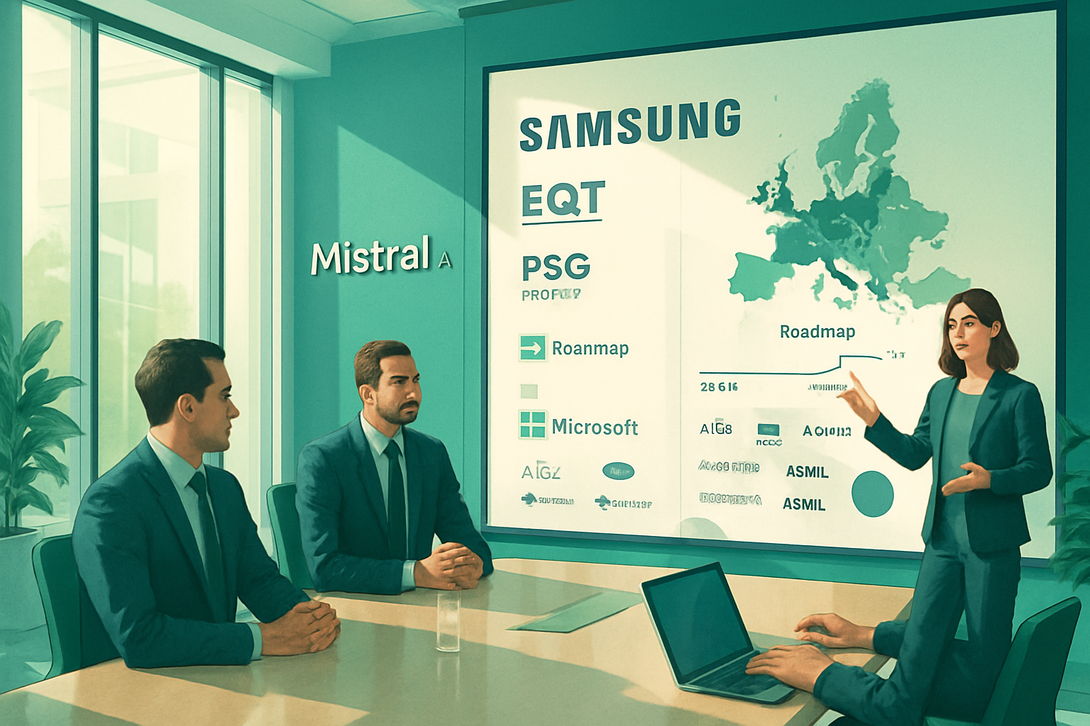 Mistral lève 3 Md€ avec Samsung et vise 1 GW en 2030