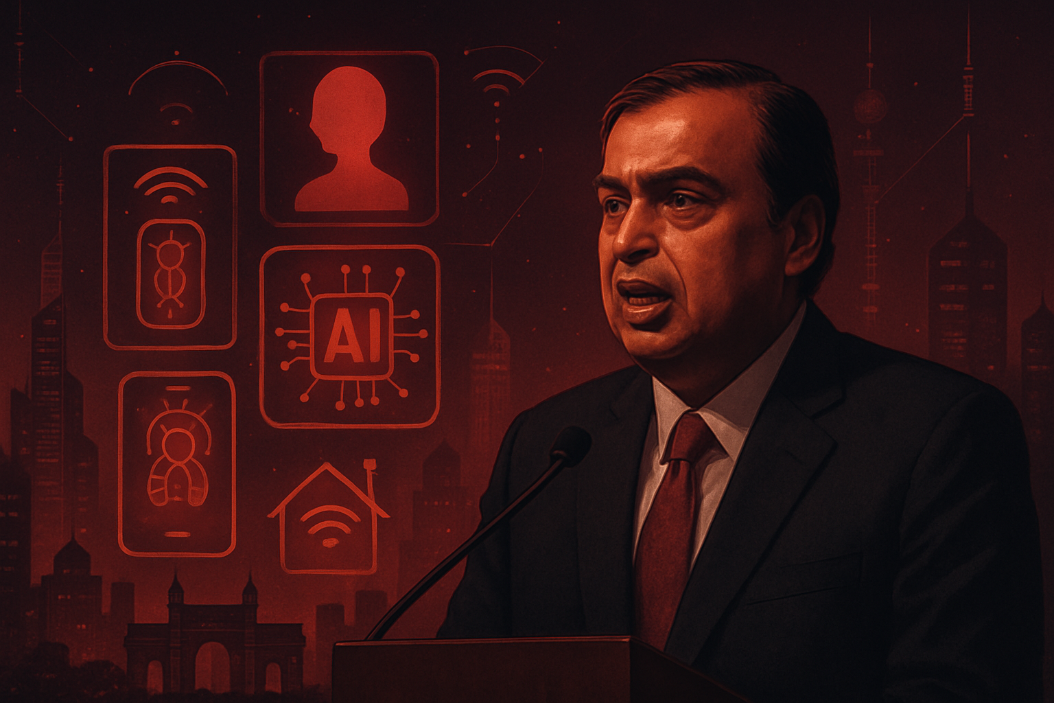 Mukesh Ambani propulse l'IA au cœur des foyers et des appels en Inde