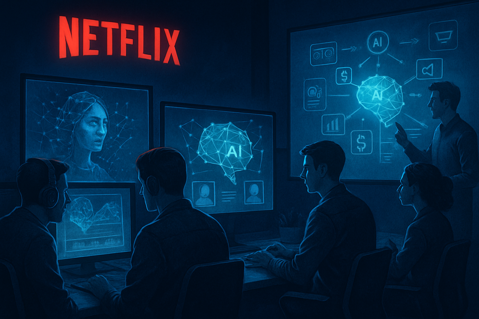 Netflix adopte l'IA générative pour 300 titres d'ici 2026