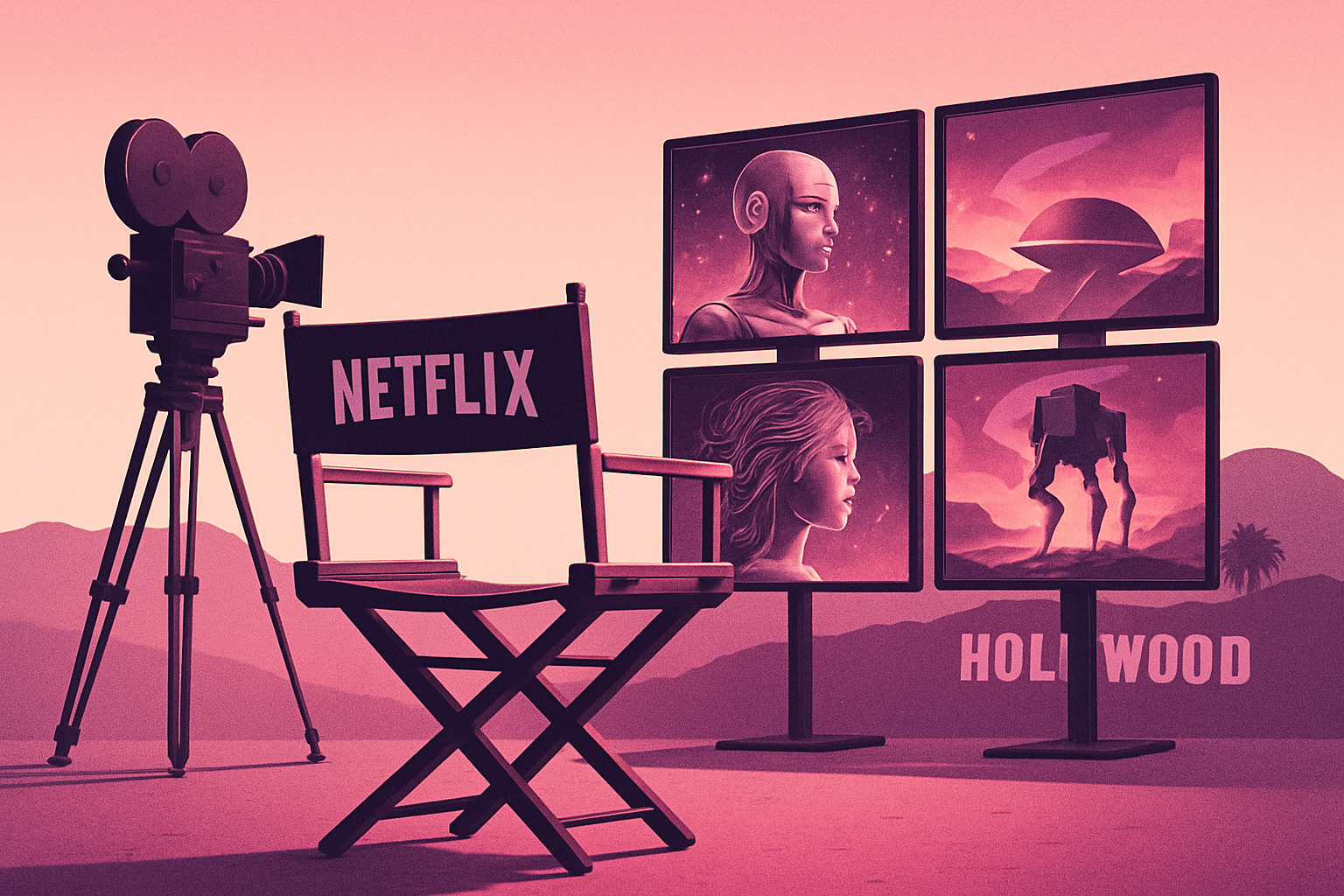 Netflix et IA : 300 productions, Hollywood s'inquiète