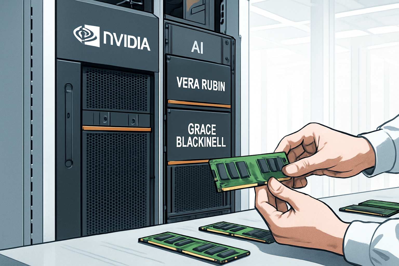 Brief IA : Nvidia augmente de 15 % le prix de ses serveurs IA face à la pénurie de DRAM