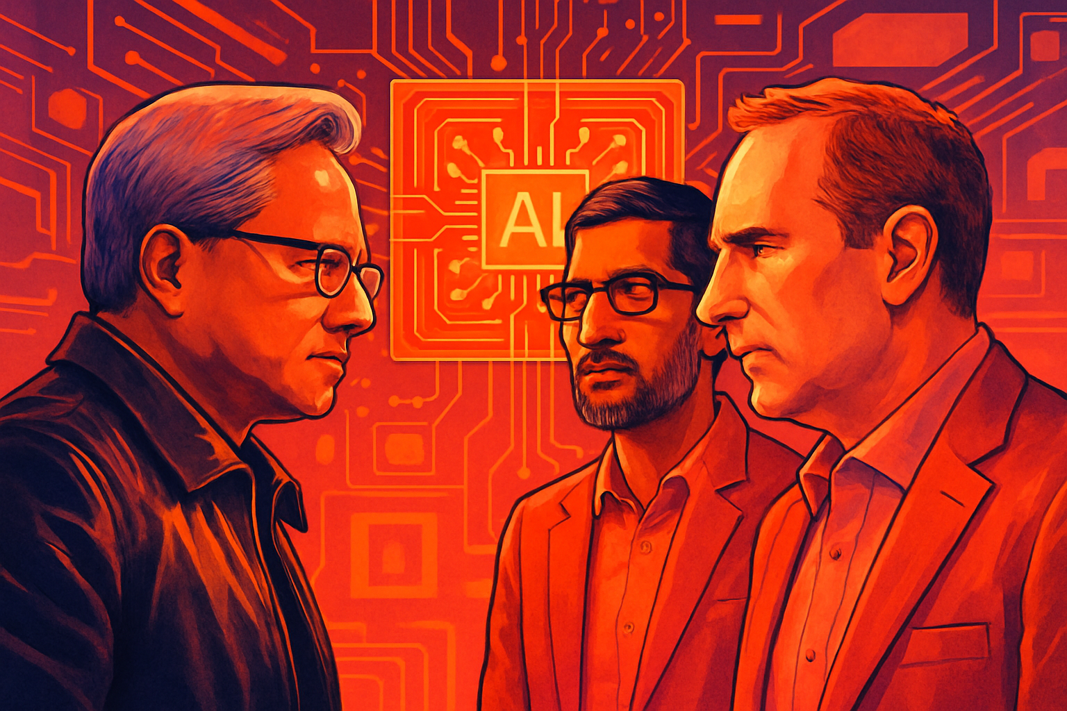 Brief IA : Nvidia face à Google et Amazon dans la course aux puces IA