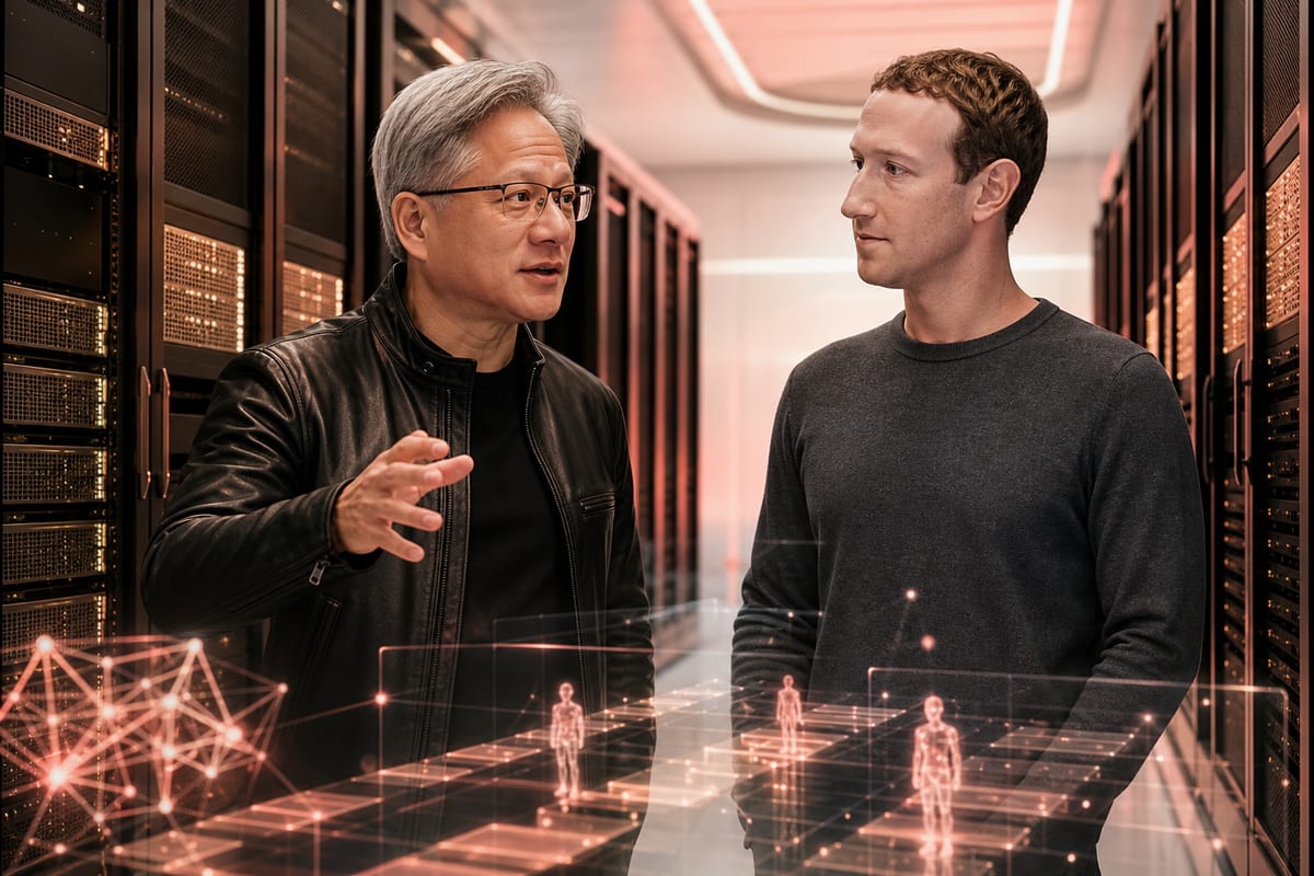 NVIDIA investit 3 Md$ chez Meta pour Muse et l’infrastructure