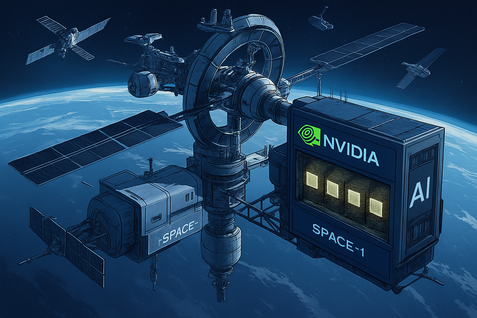 Nvidia s'aventure dans l'espace avec son projet IA Space-1