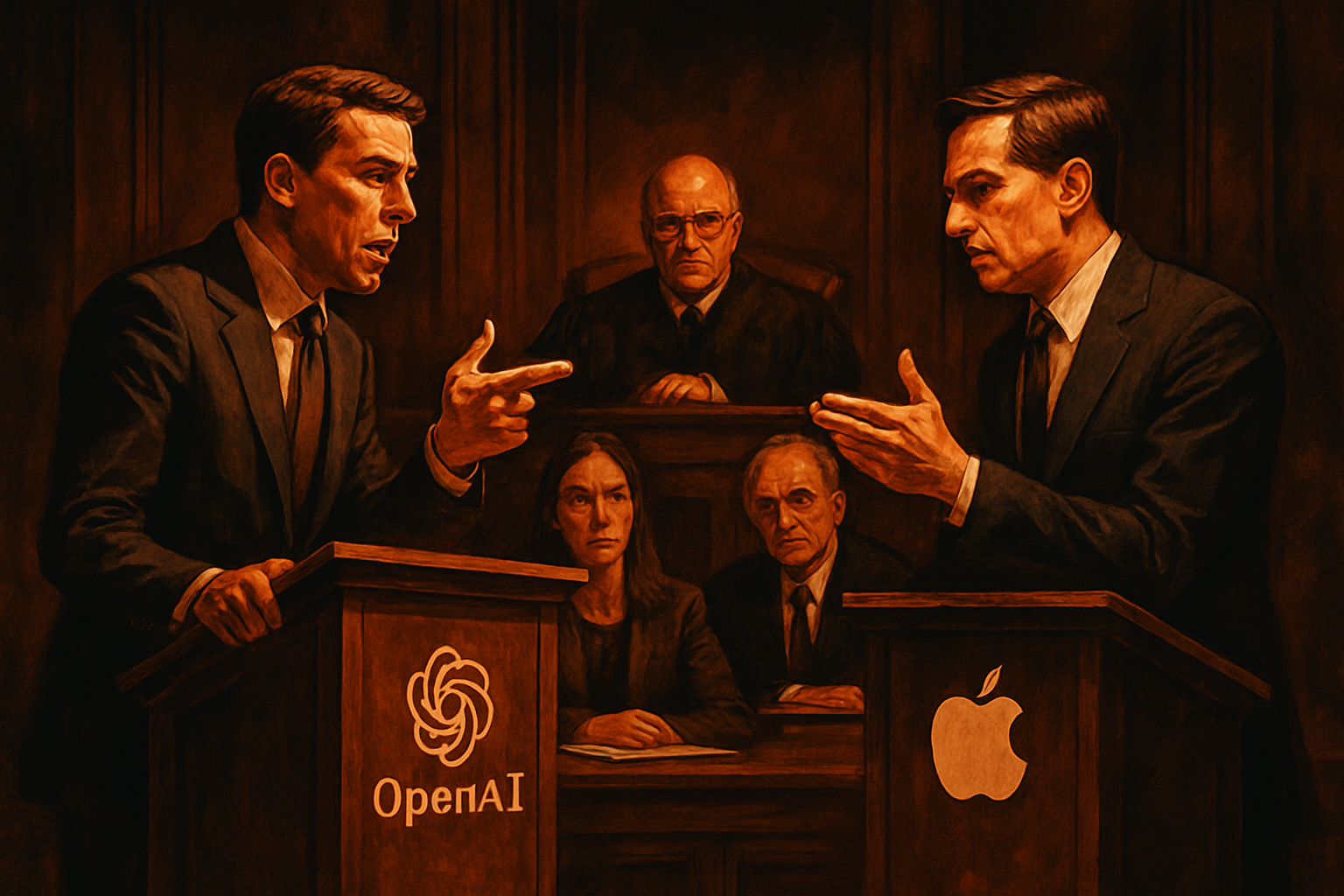 OpenAI contre-attaque Apple : une bataille juridique qui s'intensifie