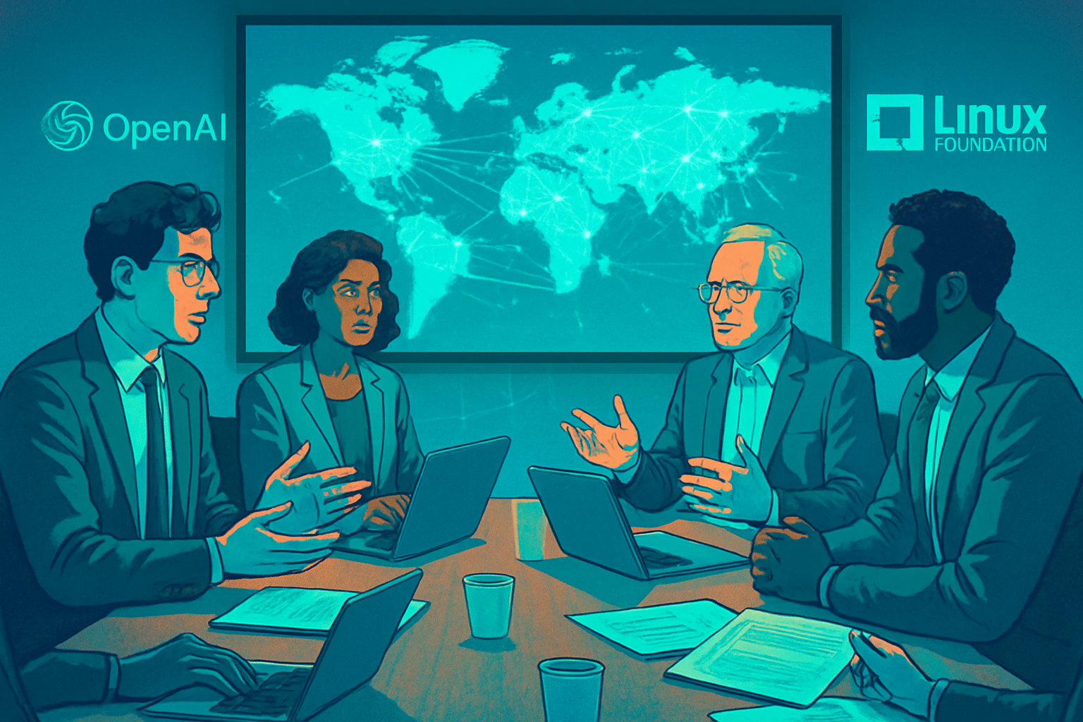 Brief IA : OpenAI et Linux : Normes globales pour l'IA avancée
