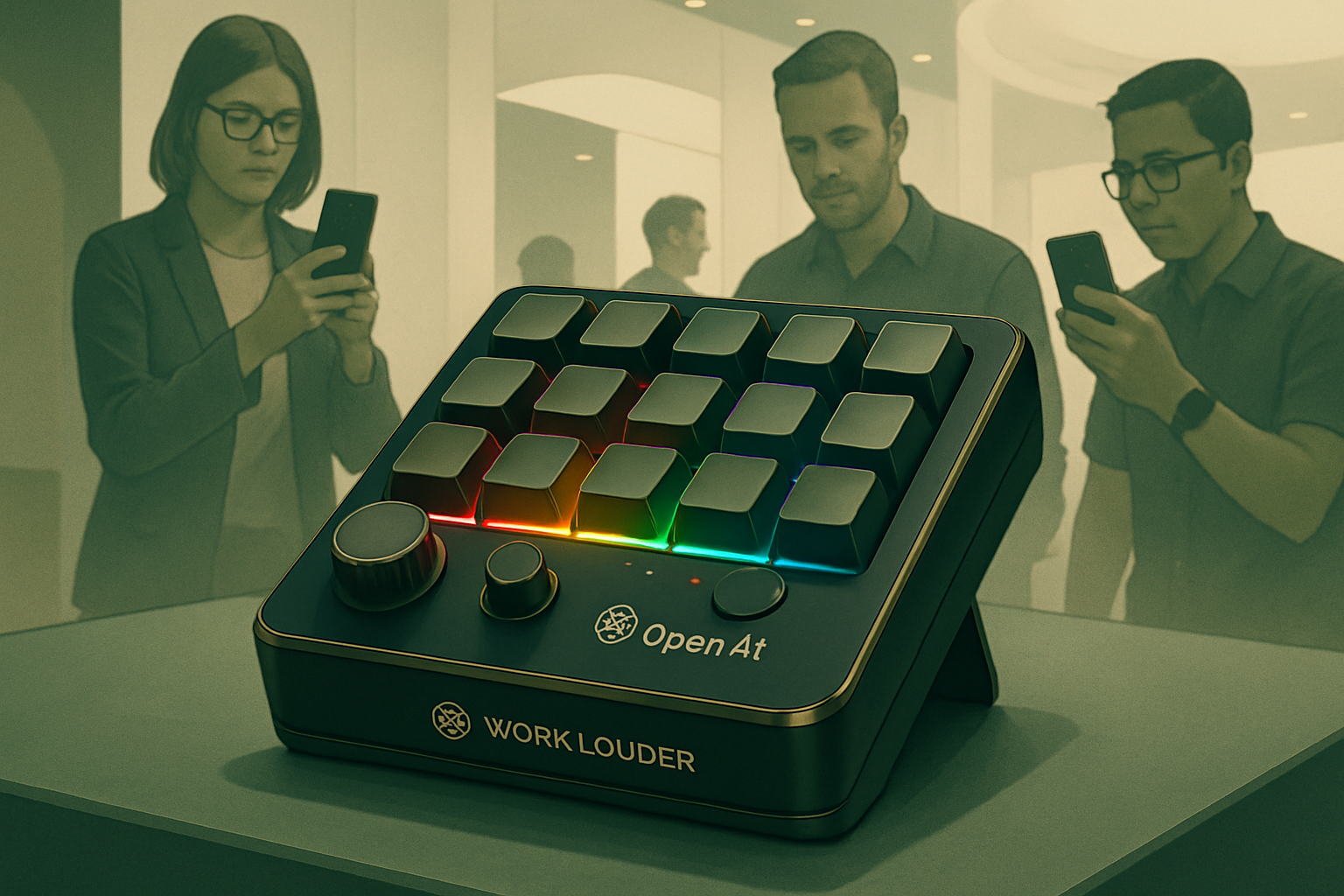 OpenAI et Work Louder : un mini-clavier pour Codex
