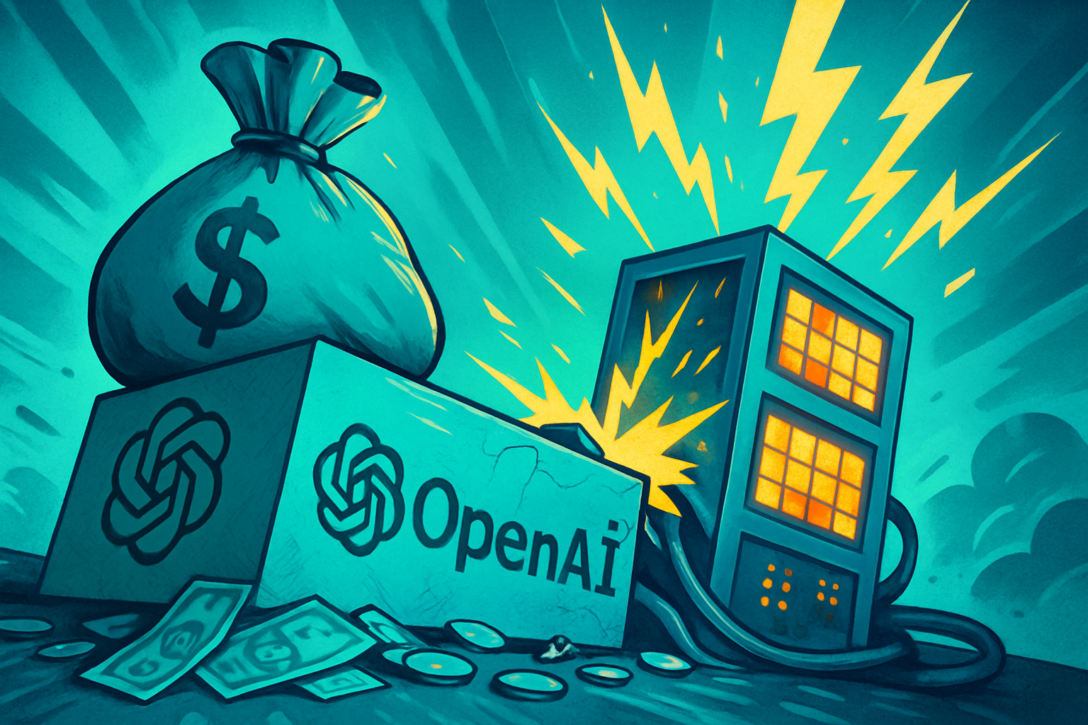 Brief IA : OpenAI face à la tempête : la viabilité financière en question