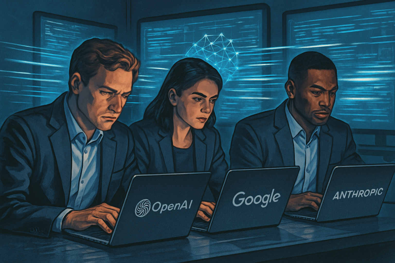 OpenAI, Google, Anthropic : la vitesse des IA en priorité