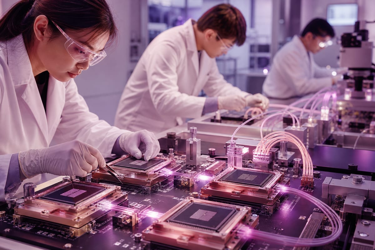 Photon Bridge obtient 10 millions d'euros pour ses lasers reliant des puces IA