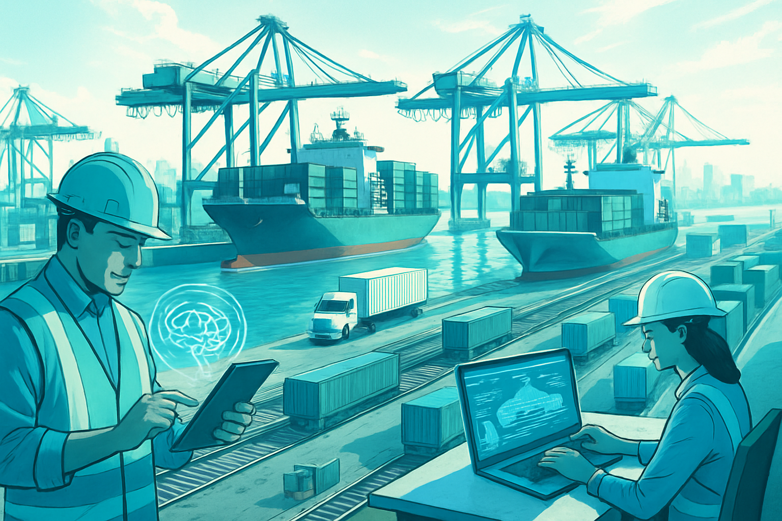 Ports américains : l'IA face aux défis logistiques complexes