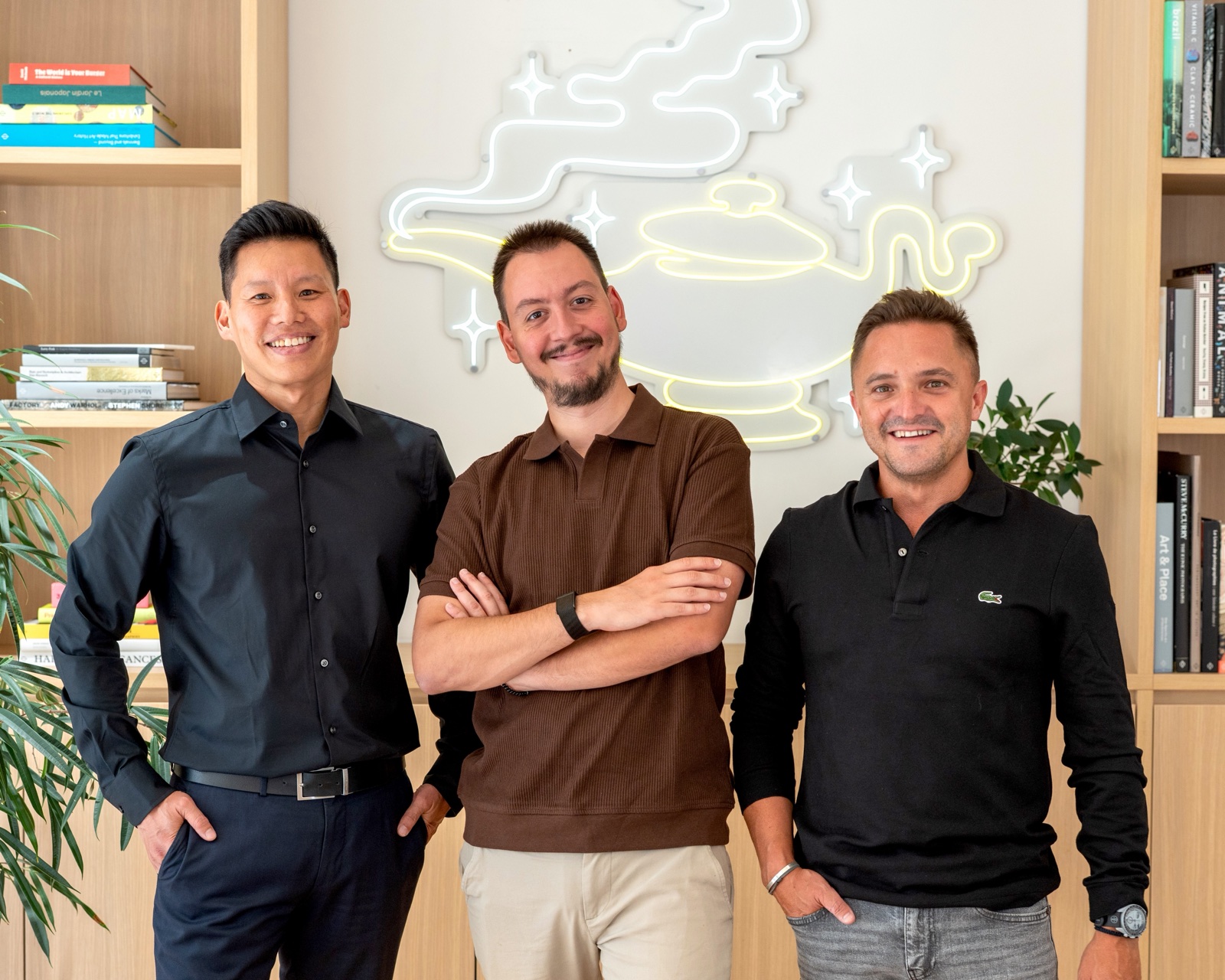 Tony Tung, Arthur Chevalier and Benjamin Rey of Presage