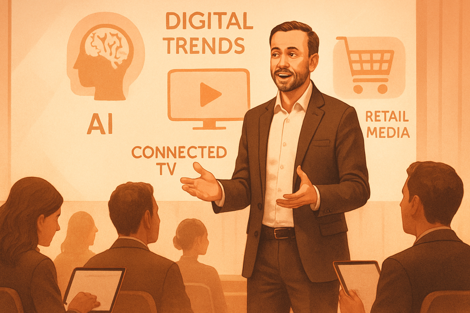 Brief IA : Publicité digitale : IA, CTV et Retail Media redéfinissent le paysage
