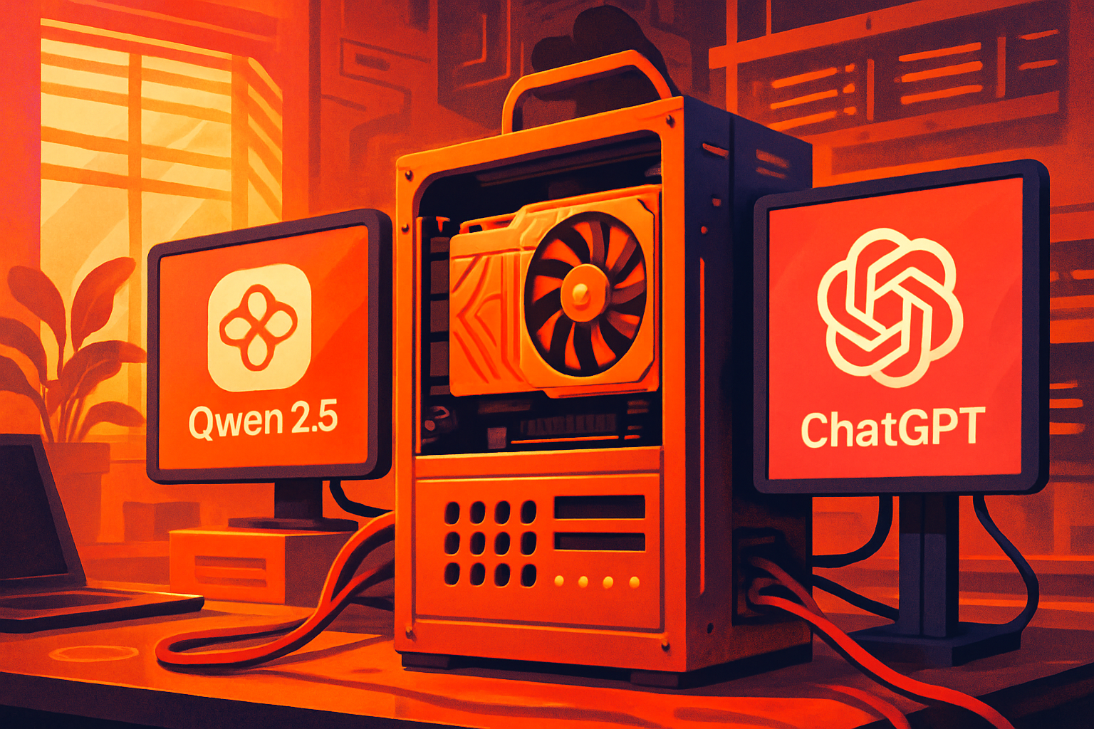 Qwen 2.5 surpasse ChatGPT : le pari gagnant d'un serveur IA local
