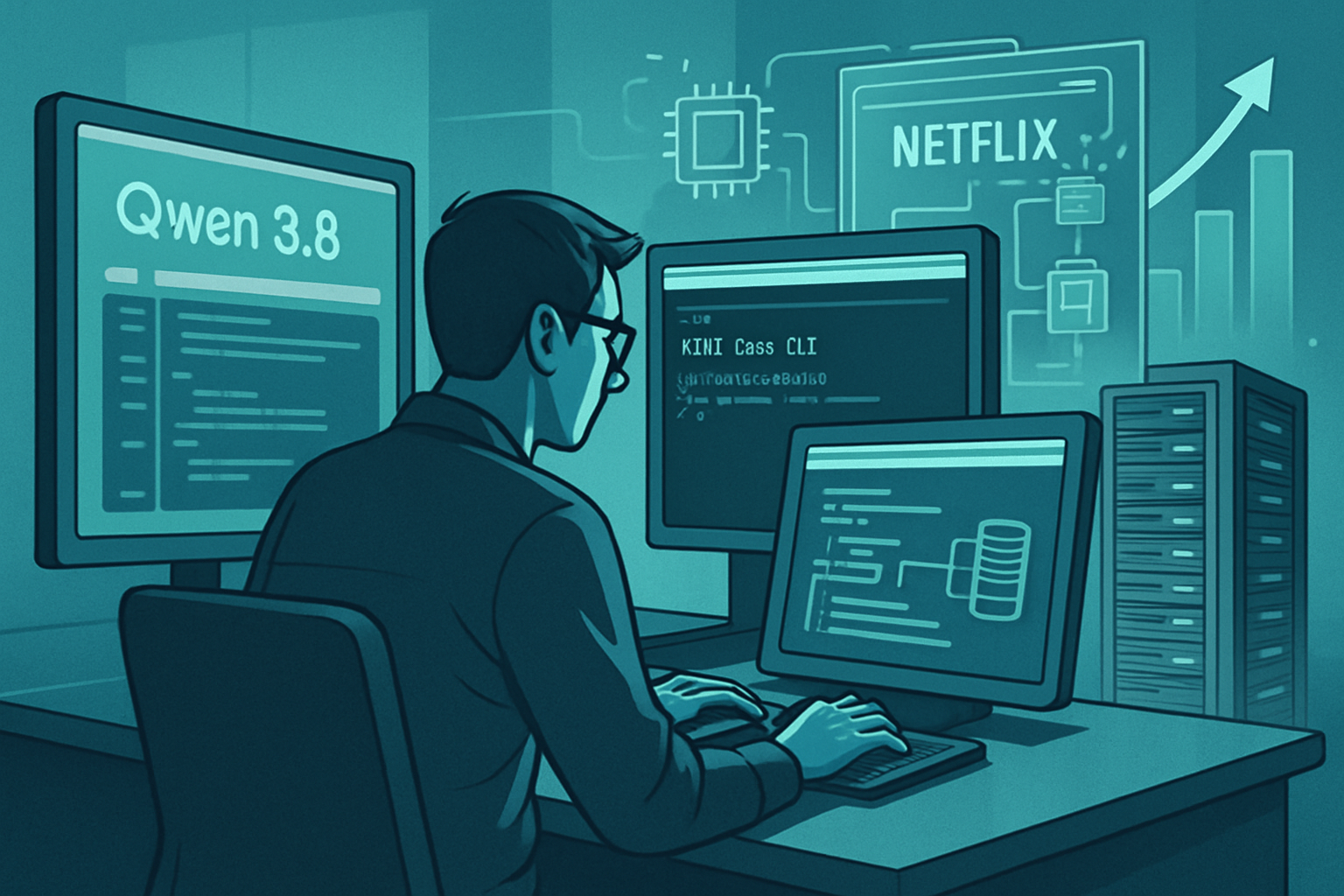Qwen 3.8 et Kimi Code CLI : Netflix et Alibaba redéfinissent l'IA