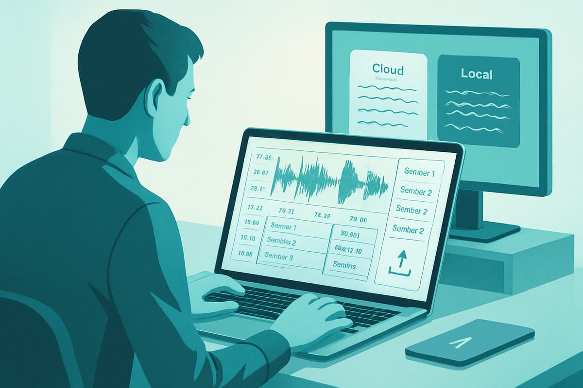 Brief IA : Reconnaissance de locuteur : une app interne en quelques heures