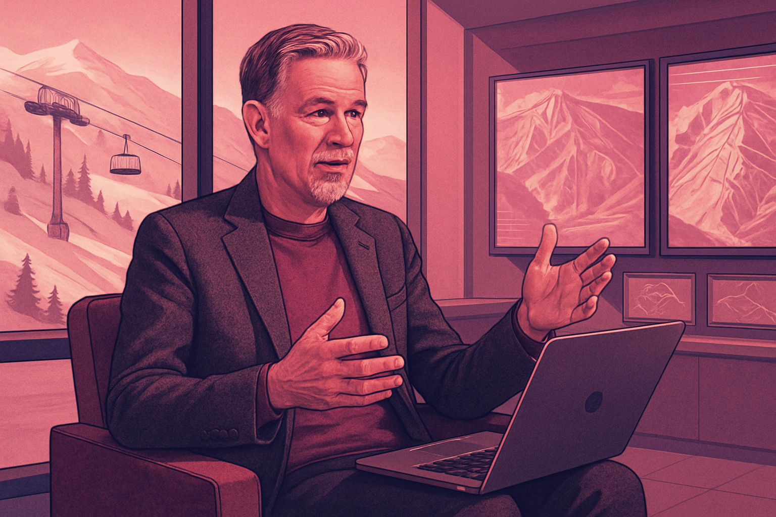 Reed Hastings : IA, effectifs divisés par deux ou expansion