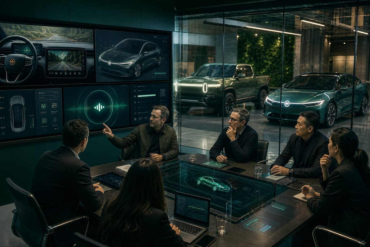 Rivian va licencier son assistant IA à Volkswagen via la JV